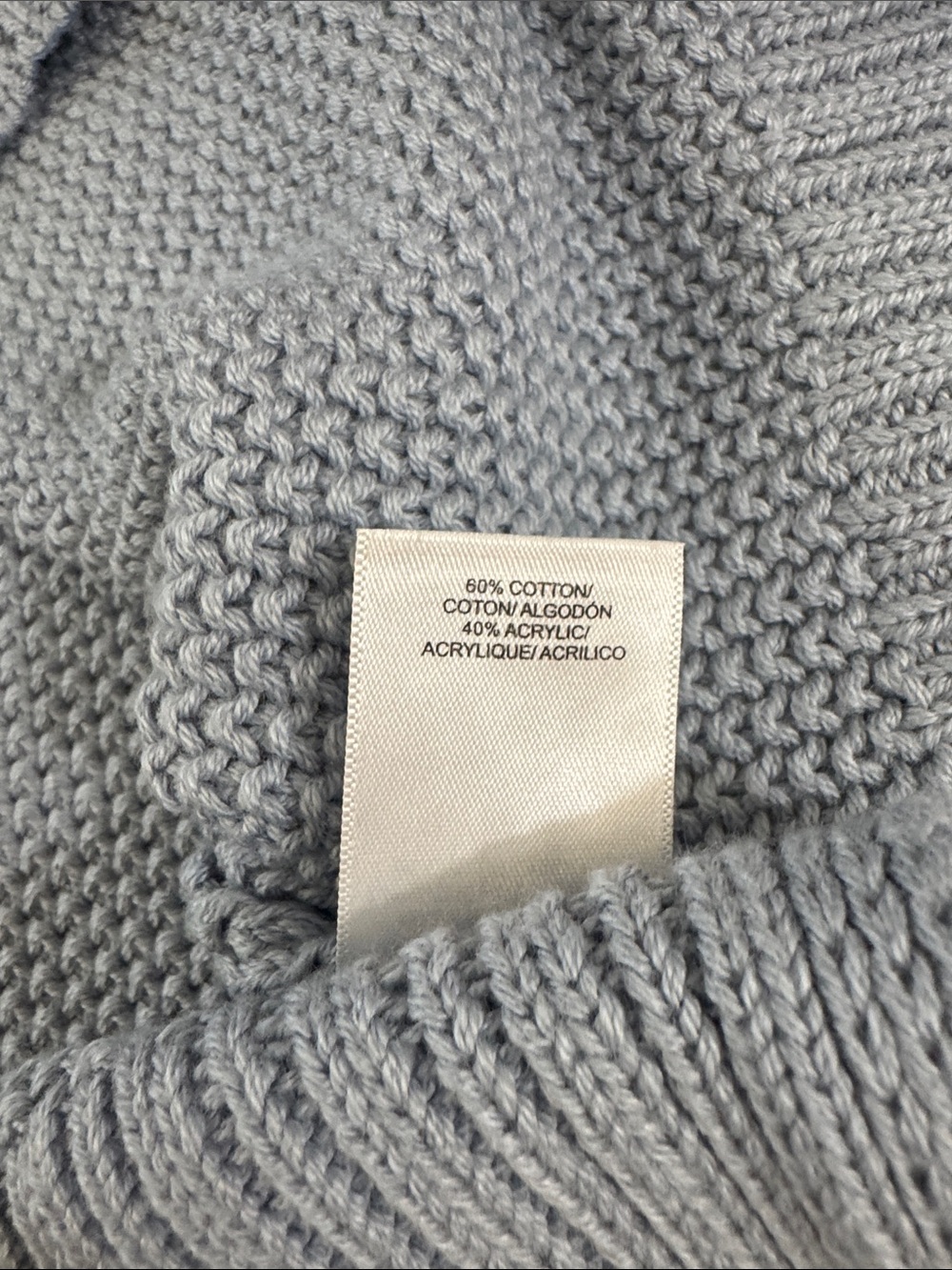Lucky Brand Blue V-Neck Knit Pullover Cozy Sweater - Picture 6 of 8